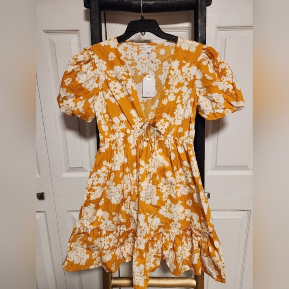 Floral Yellow Dress